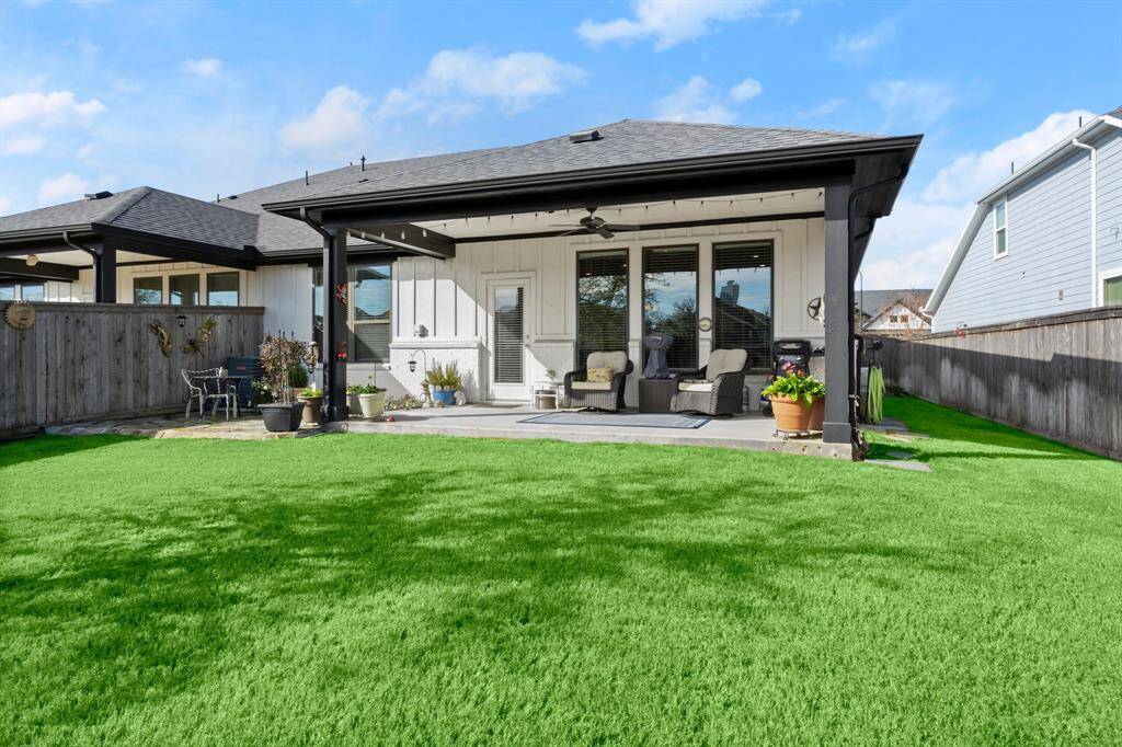 Sit on your private extended patio