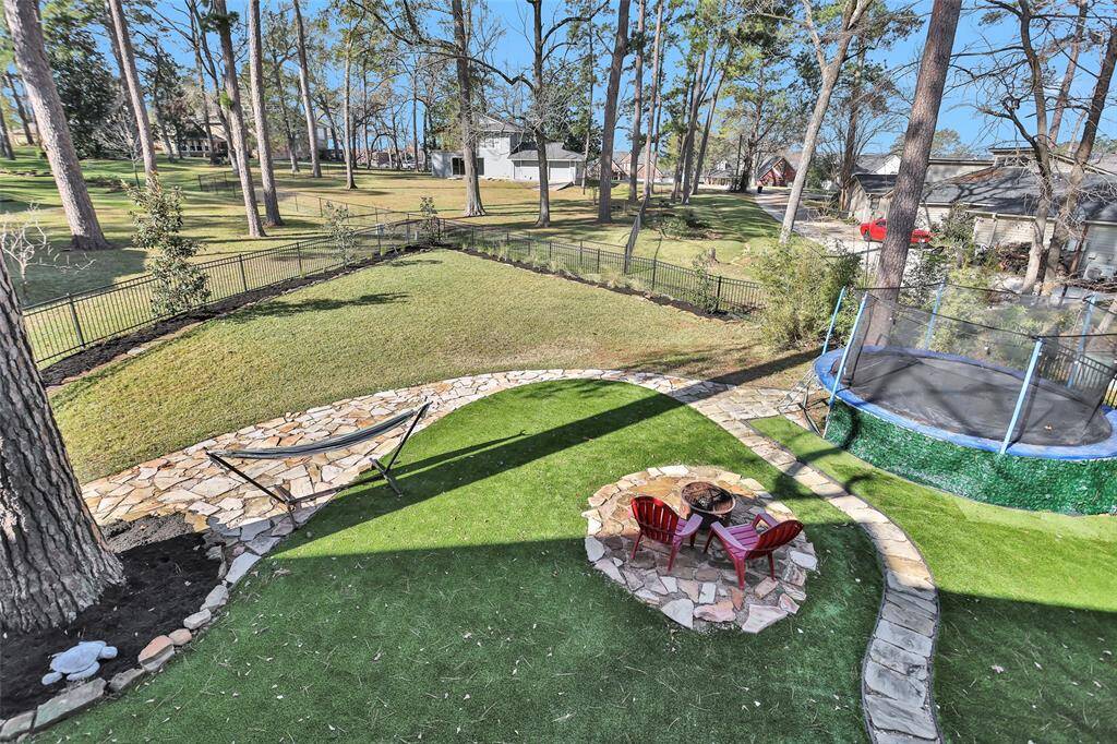 The backyard view is fabulous!  So much room!