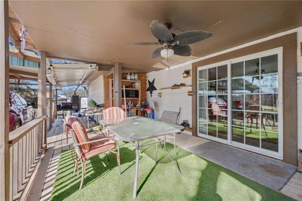 Patio area off of the Dining Room