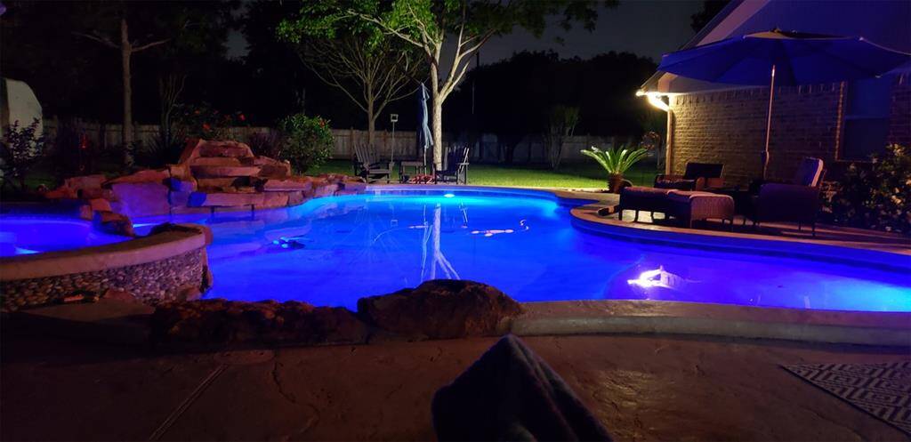 Great to relax in the pool and entertain friends and build relationships.