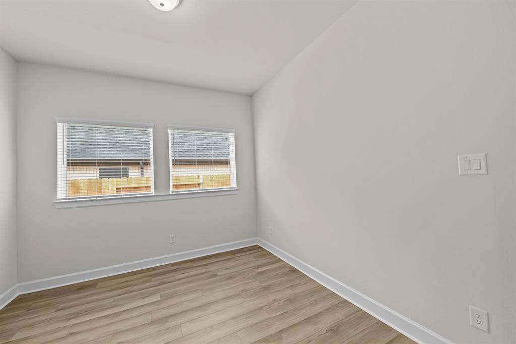Great windows for light and vinyl plank floors at Study.