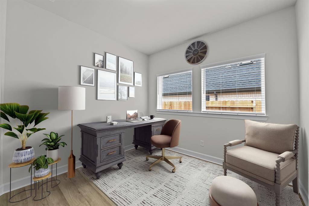 Imagine your furniture in this spacious study