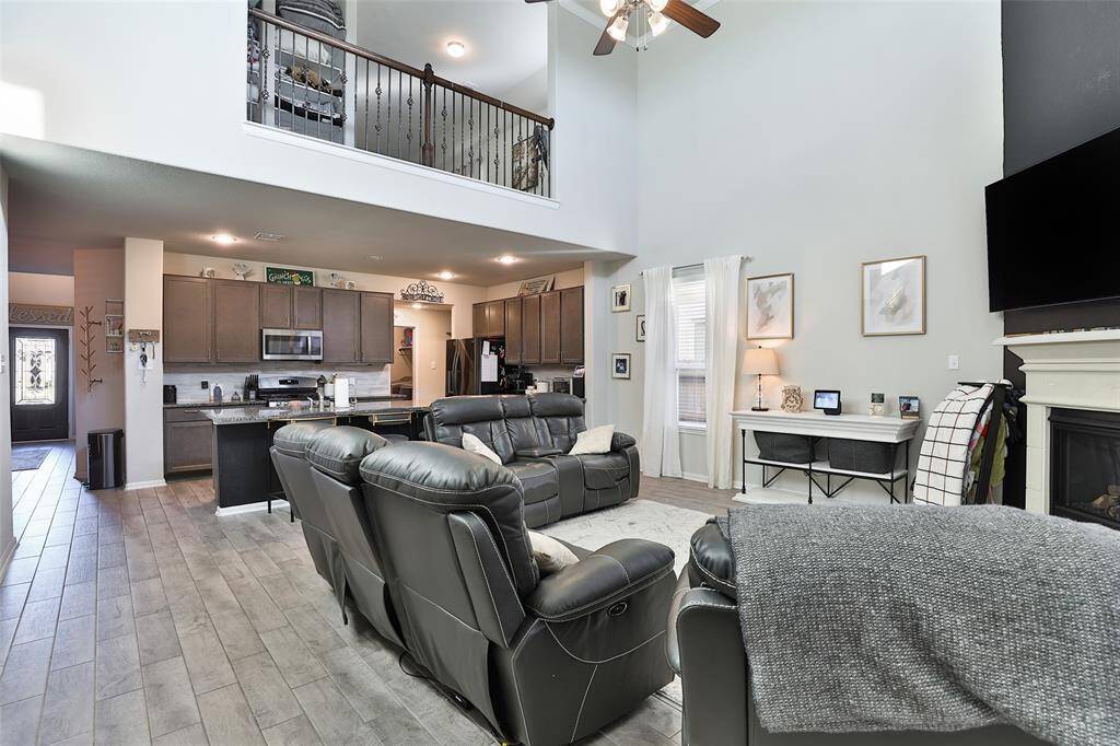A beautifully captured photo that showcases the seamless flow throughout the entire home.