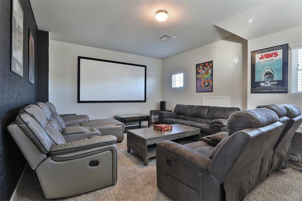 What movie will you watch today? Step into the newly finished movie room and immerse yourself in a true cinematic experience.