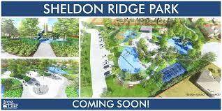 New Sheldon Ridge Community Park under construction.