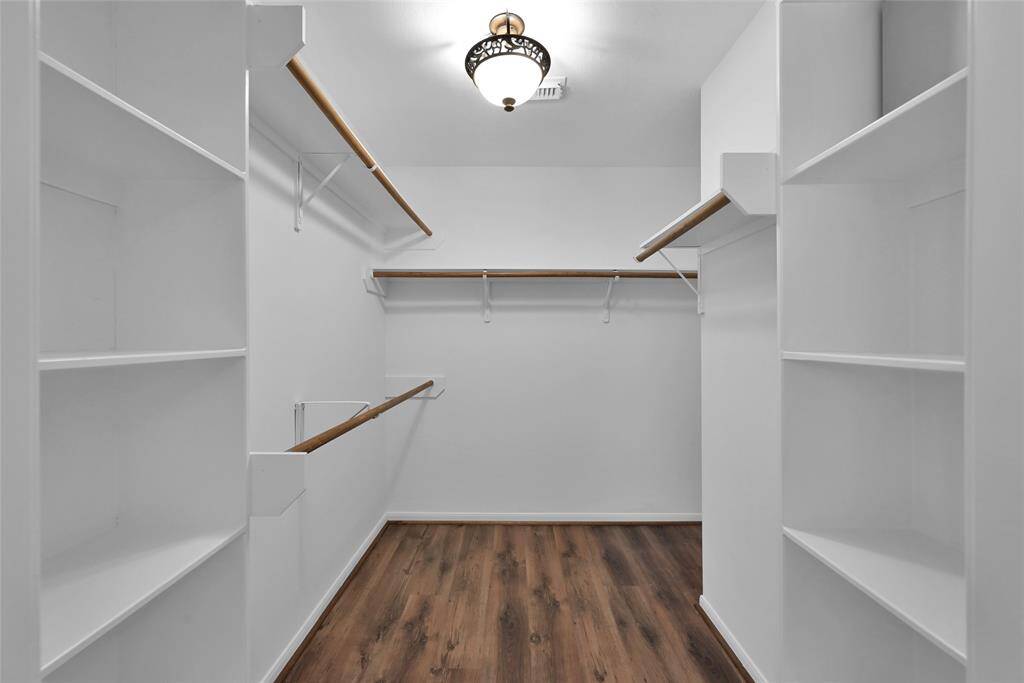 Primary closet