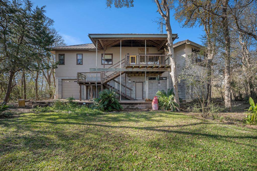 Back view of the house