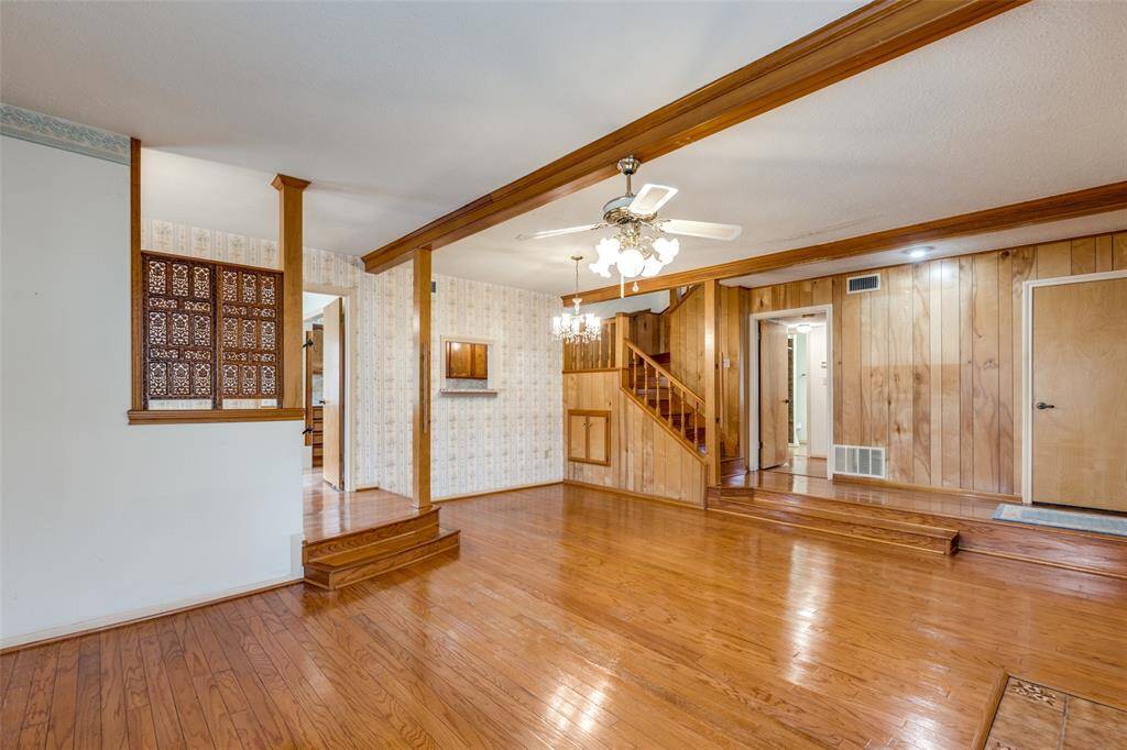 Corner view of living space on main floor