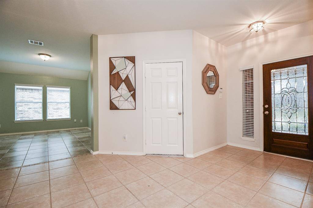Bright and welcoming entryway.