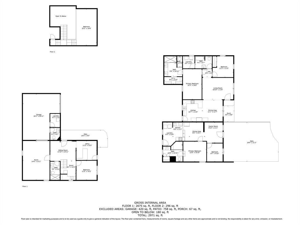 Property floor plan overview.