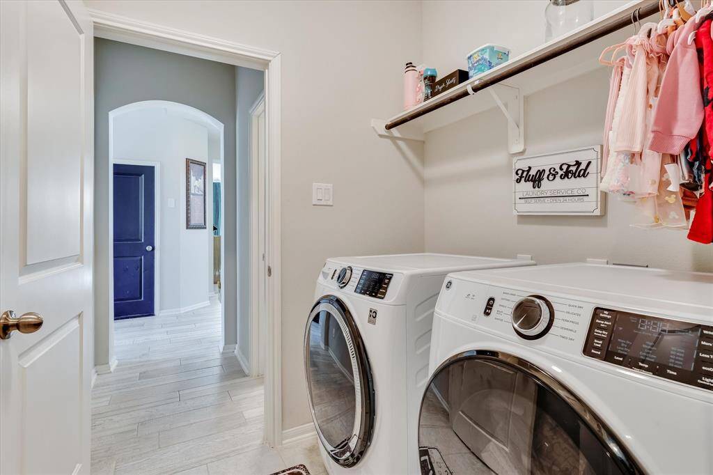 Separate large walk-in shower in primary bath