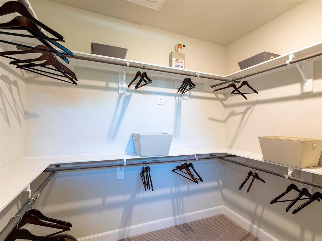Huge Primary Closet