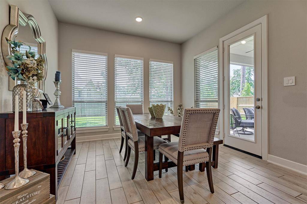 The Adjacent Breakfast Area Is Ideal For Casual, Everyday Dining And Is Large Enough To Accommodate The Entire Family; The Space Offers Tons Of Natural Light As Well.