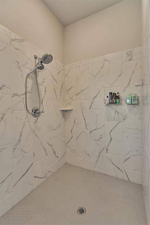 A Closer Look At The Oversized Walk-In Shower.