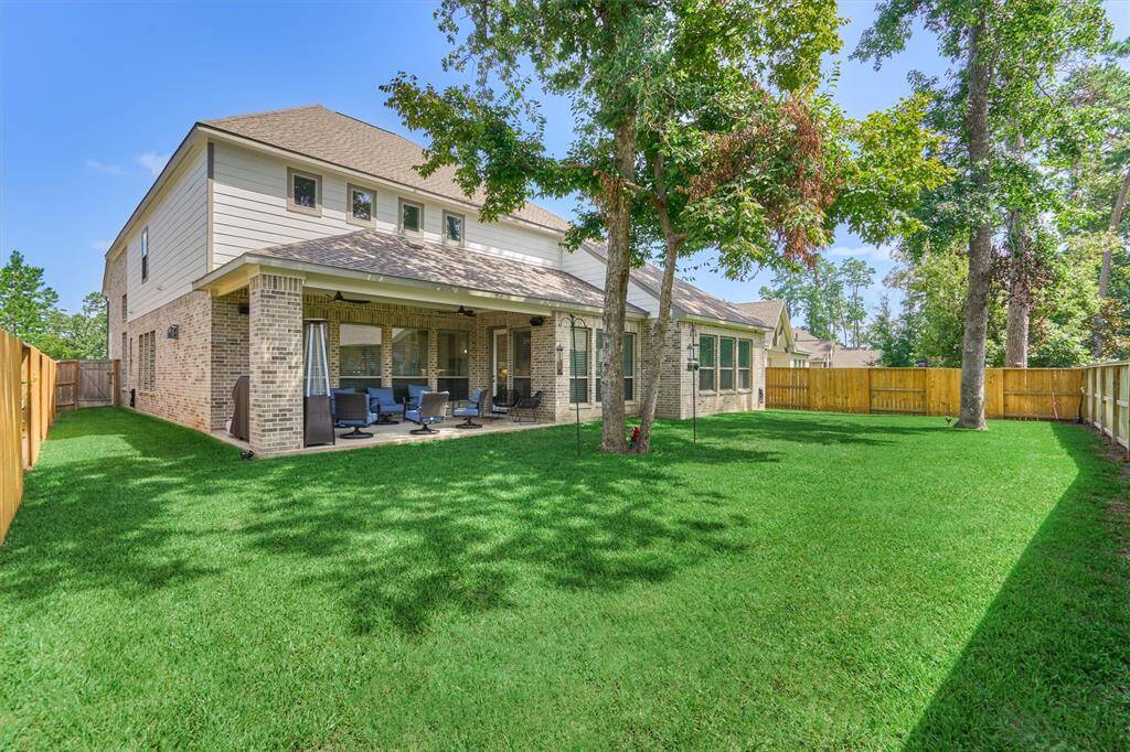 A Few Large Trees Also Provide Some Shade Relief During The Hot Texas Afternoons; The Back Patio Also Faces More Easterly Which Mean The Home Itself Will Also Provide Some Afternoon Shade To The Backyard As The Sun Moves Across The Sky.