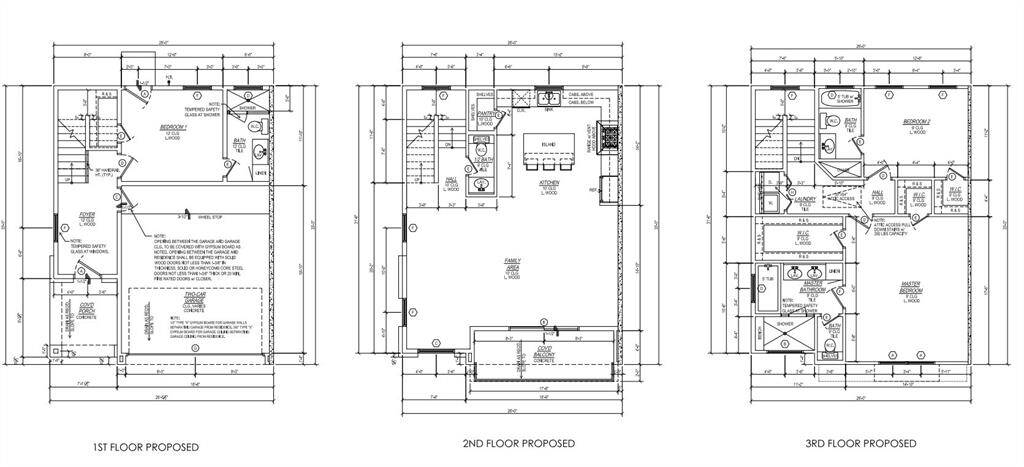 Three Story / Six homes designed and approved, ready to bring to life