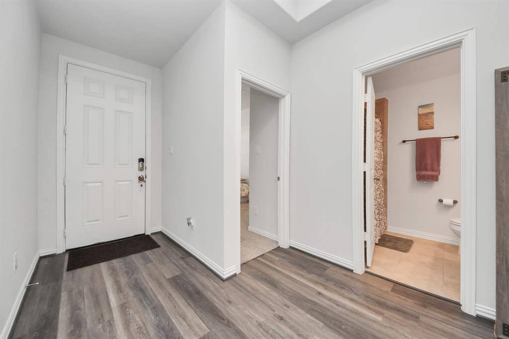 Front Door, bedroom #1, hall bathroom