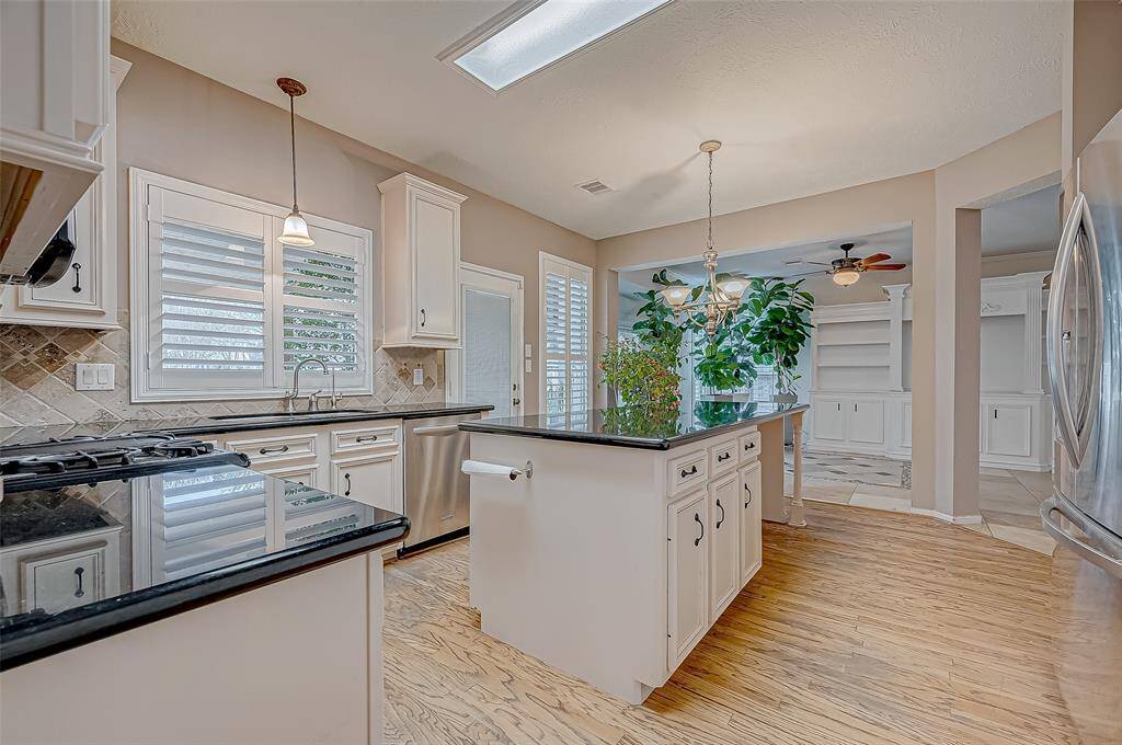 Nice granite countertops and the refrigerator is included!