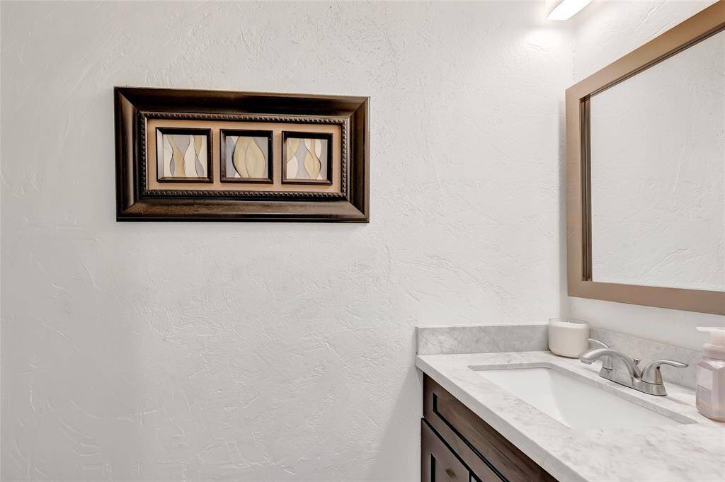 Downstairs Half Bath completely updated.