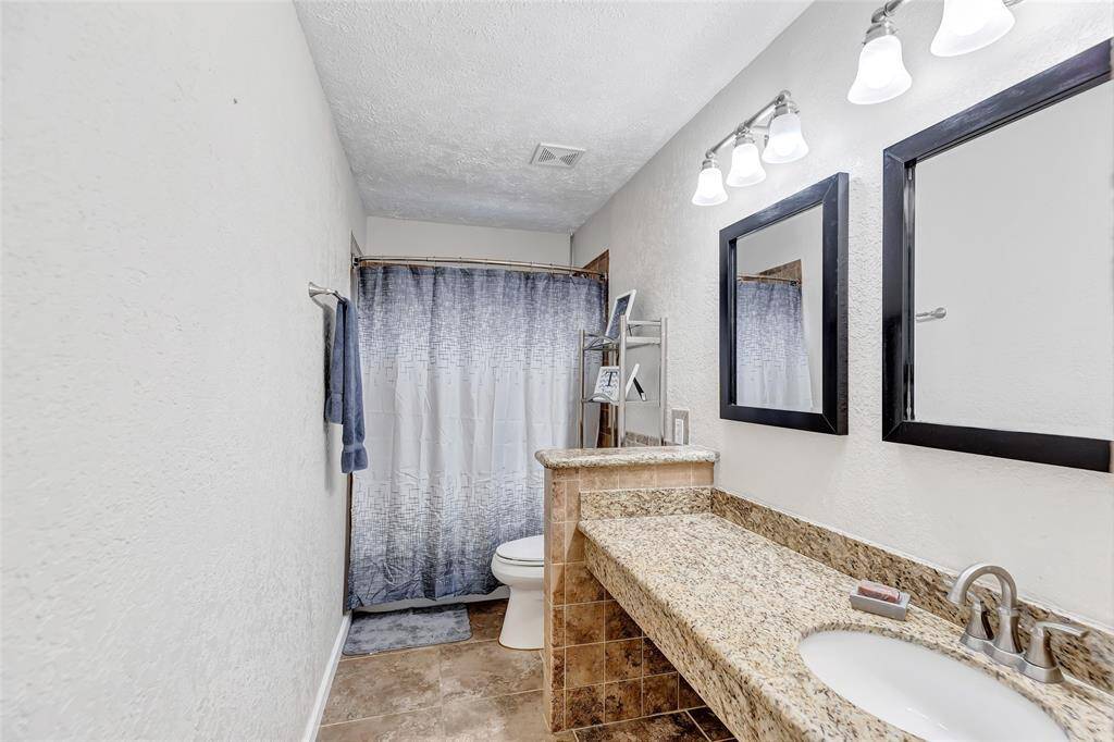 Completely updated guest bathroom upstairs.