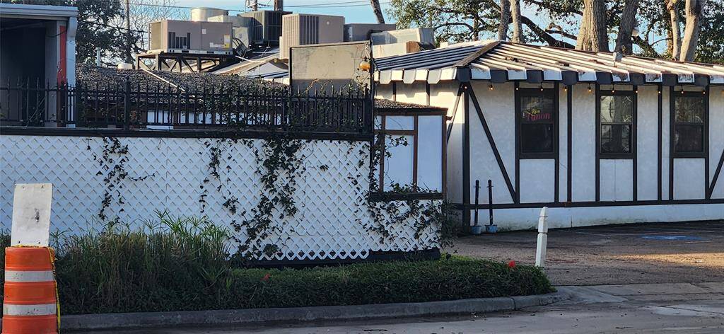 Restaurant directly across the street