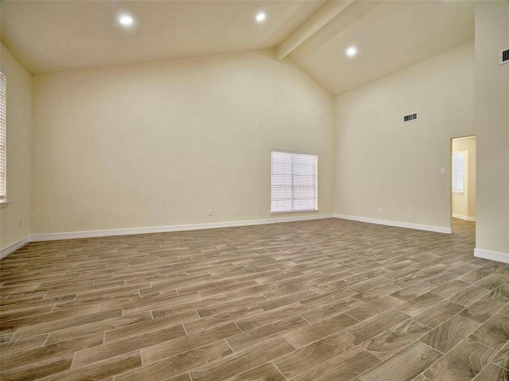 Great Room connects kitchen and breakfast area