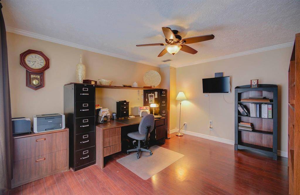 Formal Living room currently beig used as office to the left of entry way,