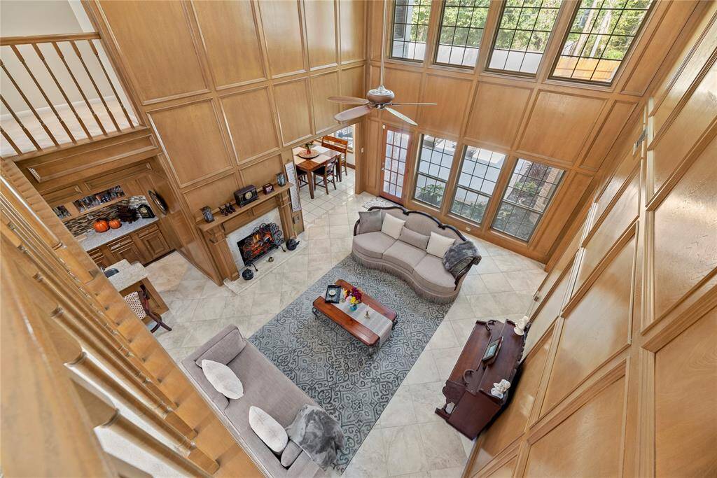 Great view of the gorgeous living area!
