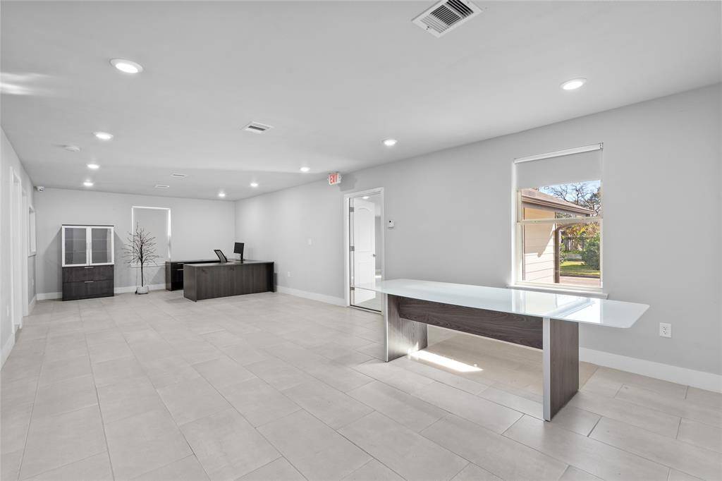 Large enough to create separate office spaces