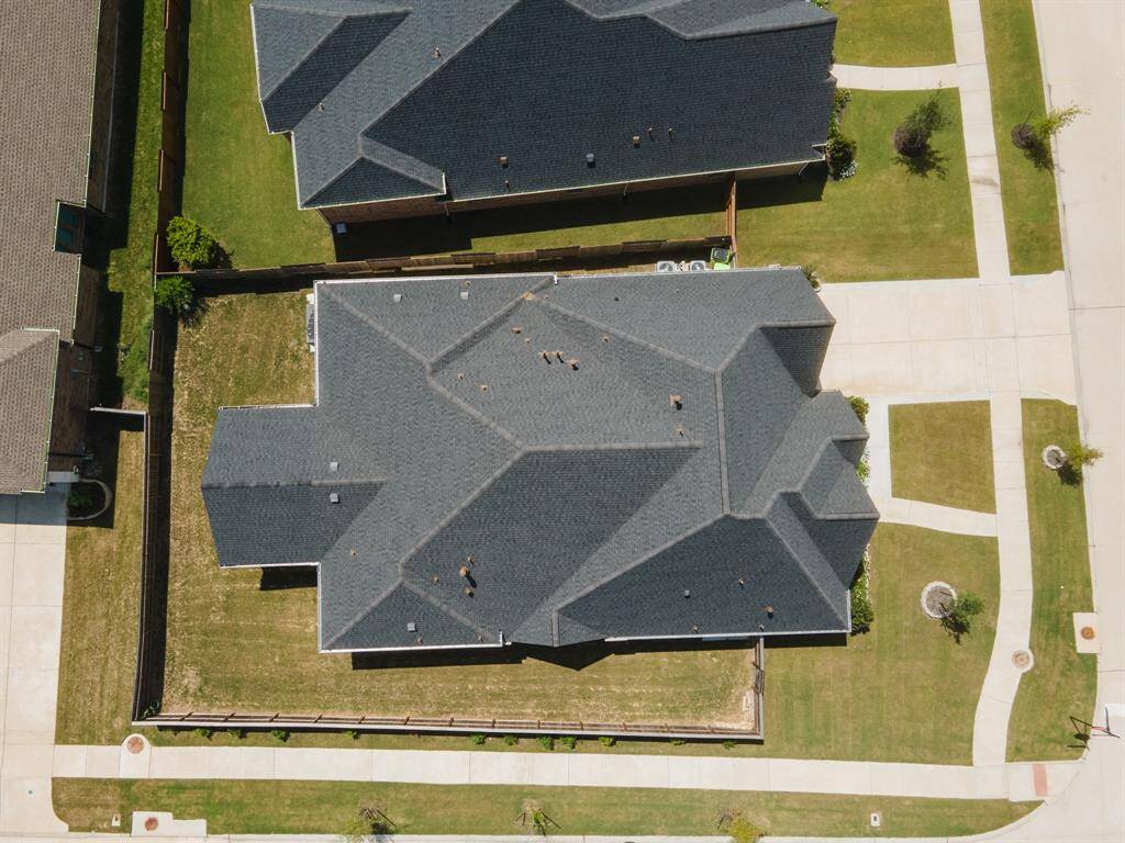 Beautiful corner lot with a large " side yard"