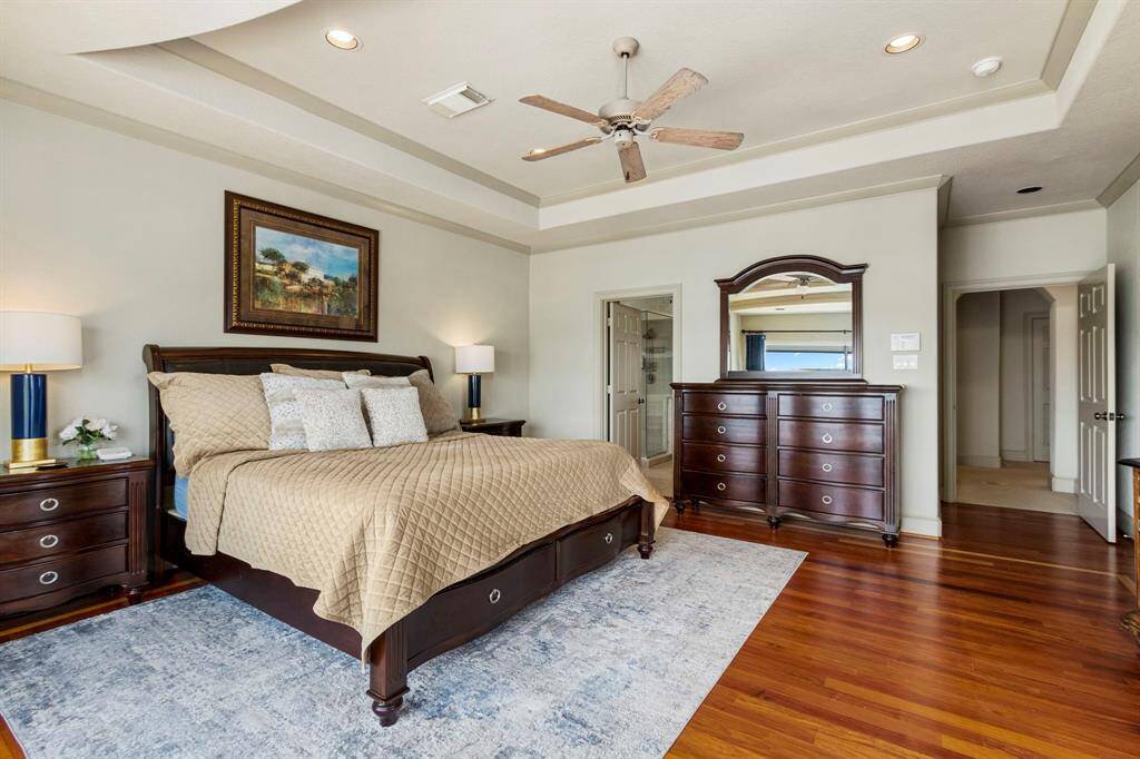 The Primary Bedroom also offers a Large Walk in Closet and Ensuite Bathroom.