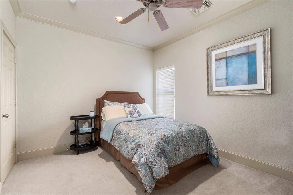The Secondary Bedroom is adjacent to a Secondary Holly Bathroom