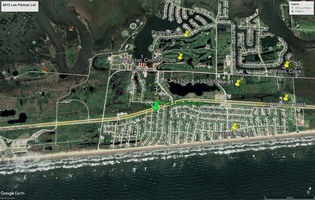 Near Golf Course, & Pirates Beach