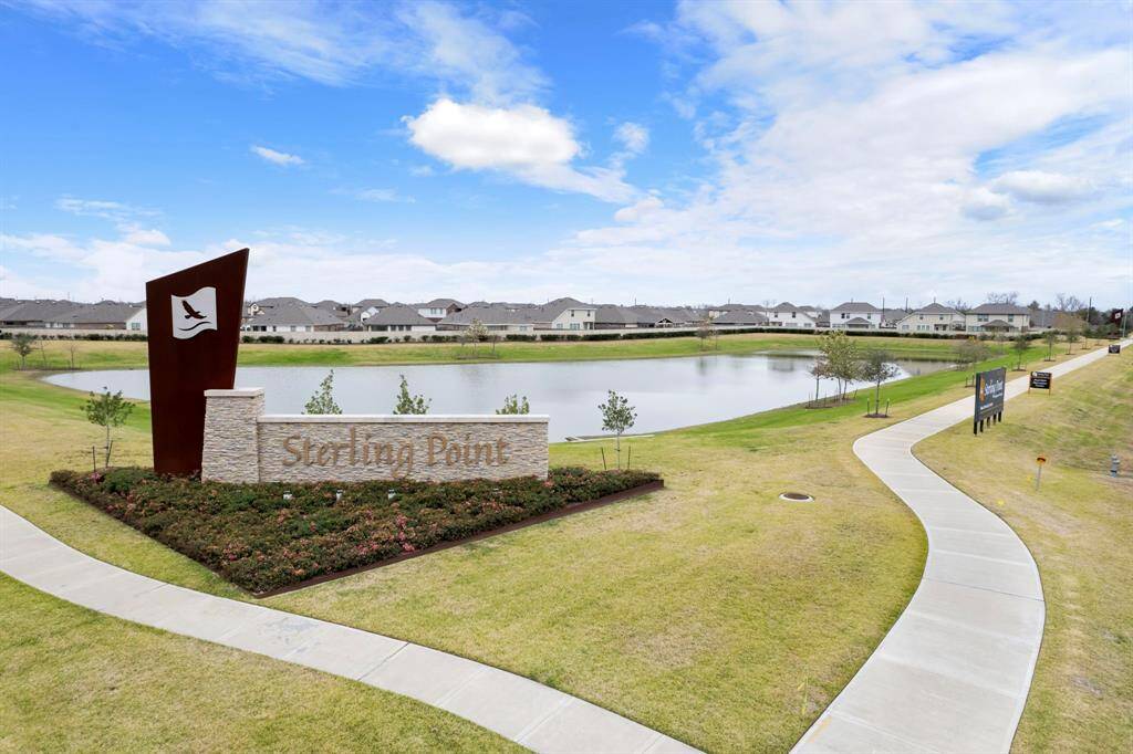 One of multiple neighborhood lakes and walking paths.