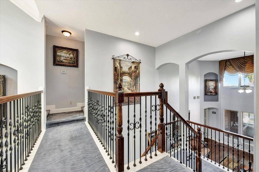 Beautiful Rod Iron Staircase