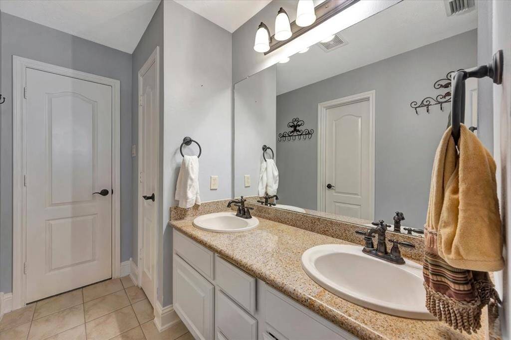 Jack and Jill bathroom