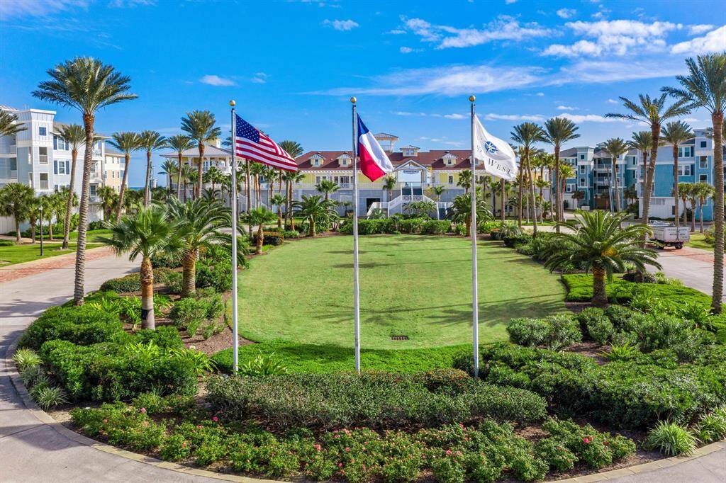 The grounds are beautifully landscaped and maintained.