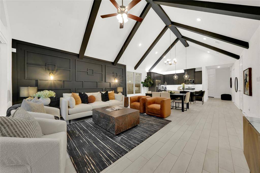 This gorgeous, but comfortable, space is perfect for relaxing or entertaining.