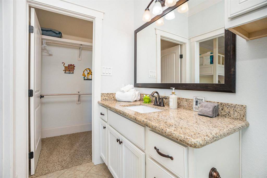 Large closet off the ensuite.
