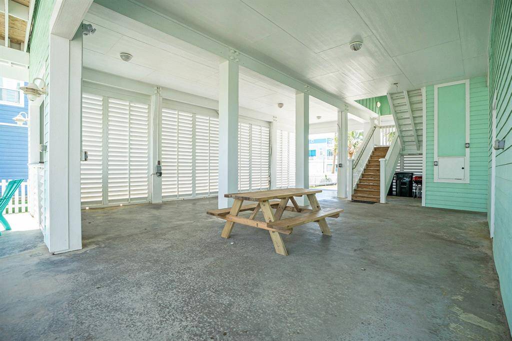 Main area under the house