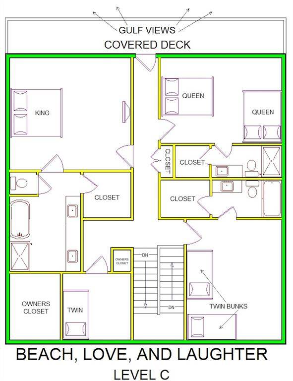 Upstairs Floorplan