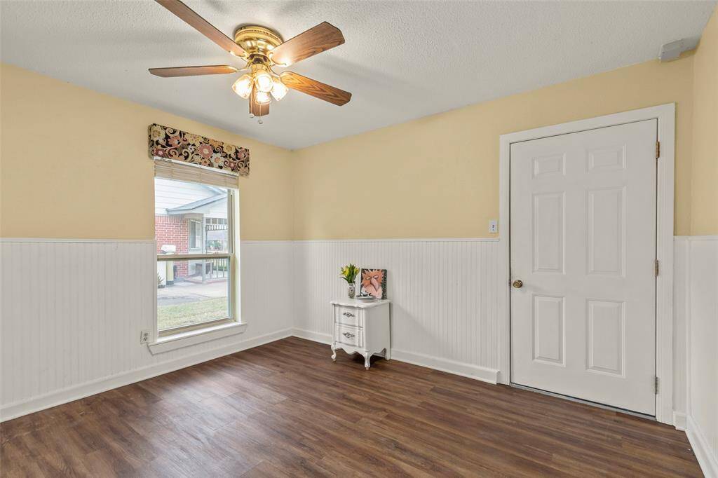 Another view of Breakfast Room with door to access the garage.