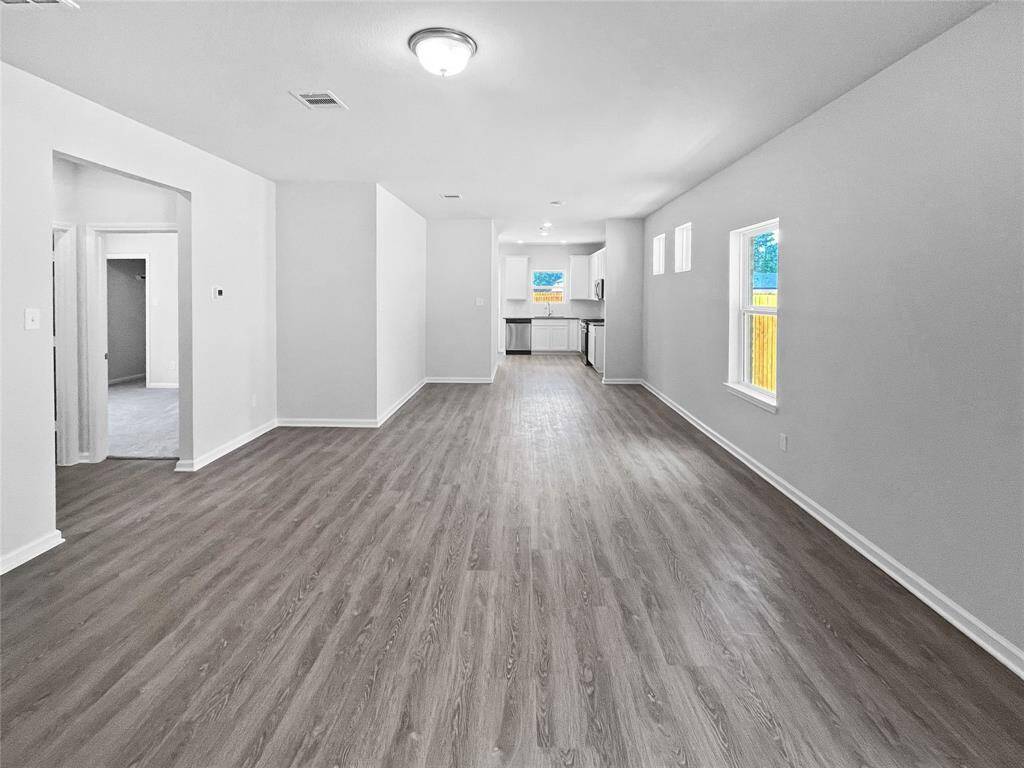 Family Room into Kitchen