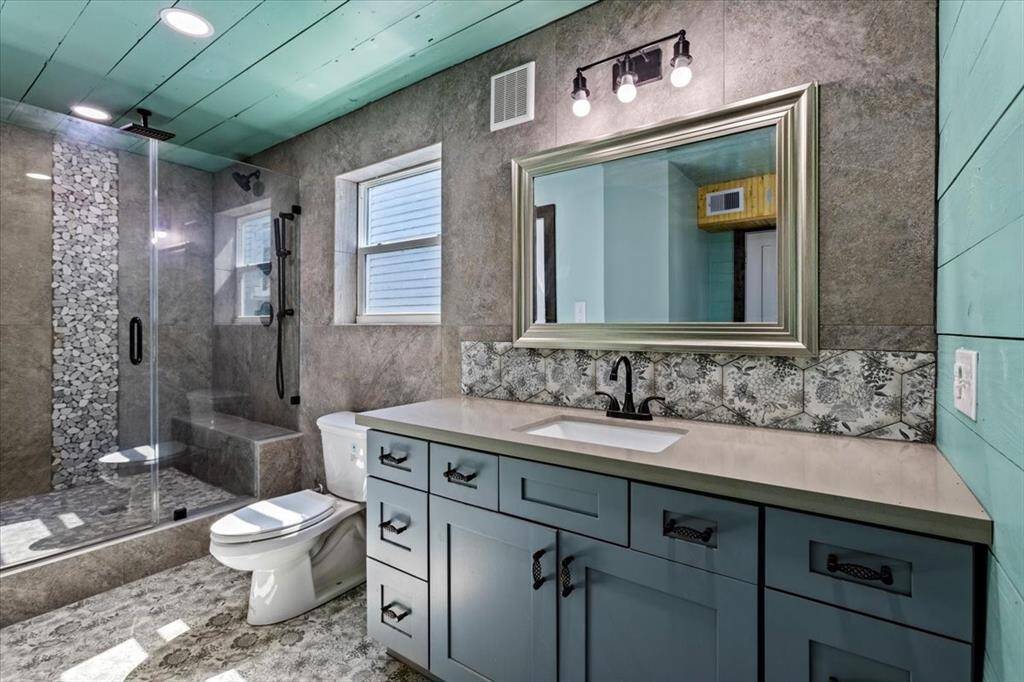 Primary Bathroom With Huge Walk-In Shower