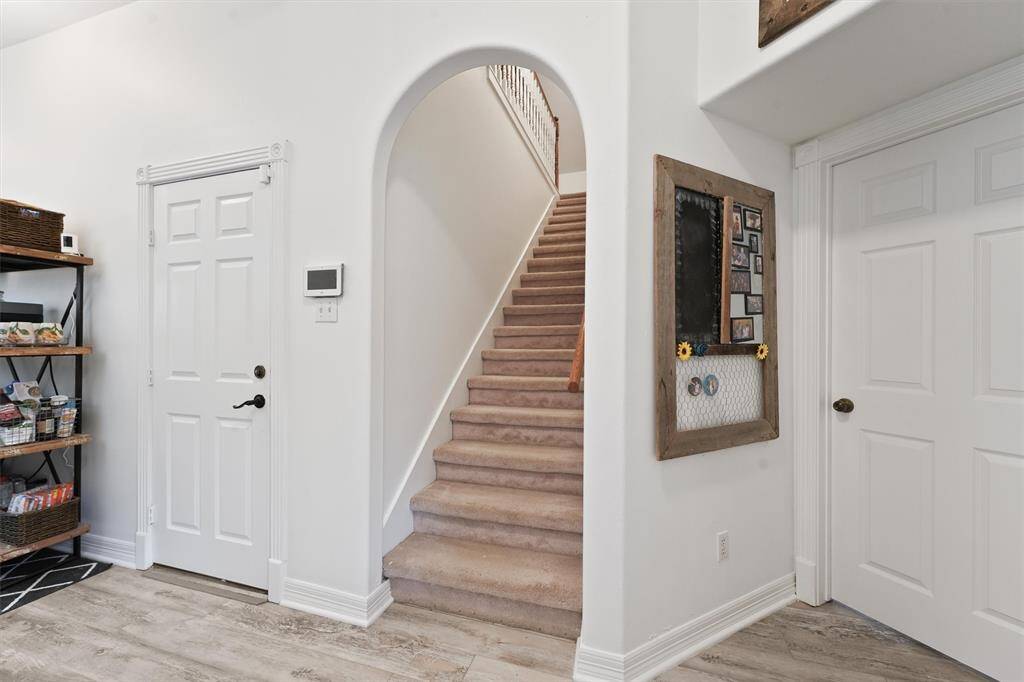 Stairway to Gameroom & upstairs