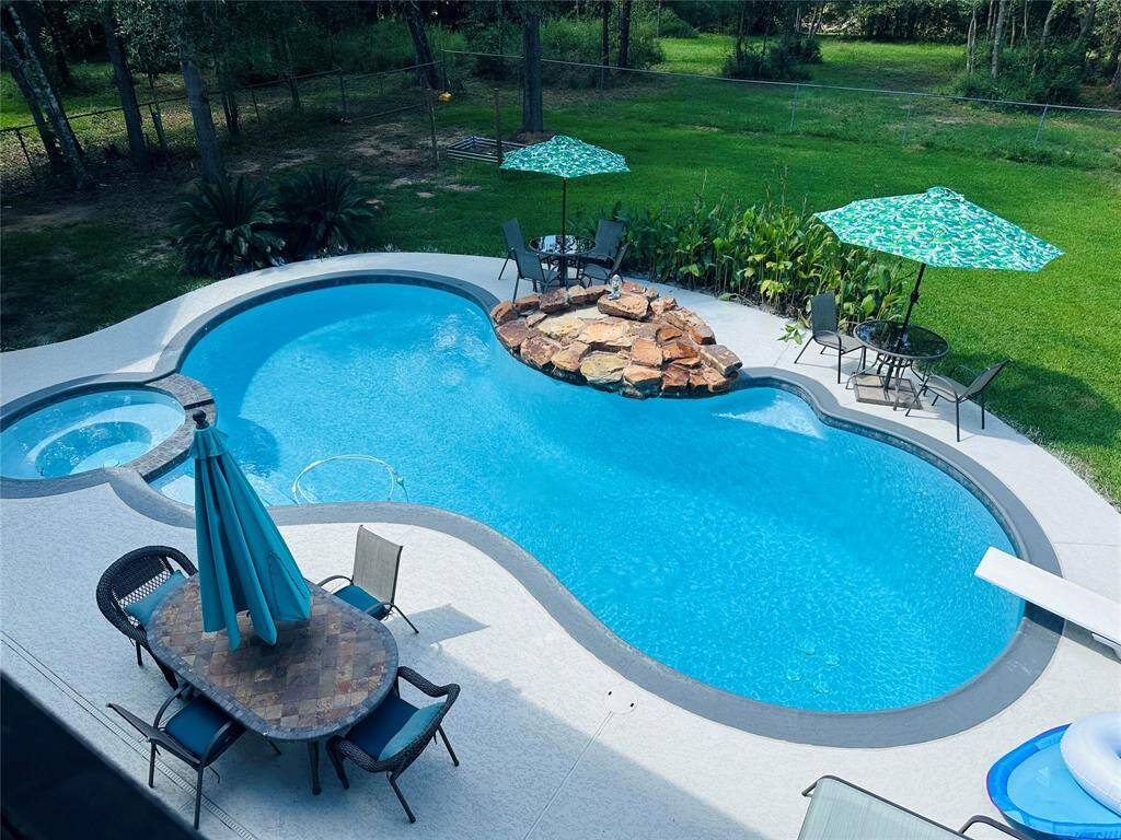 New updated decking & coping