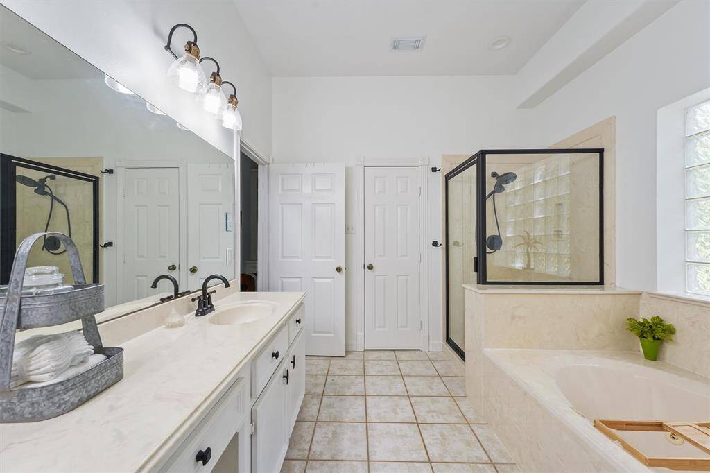 Downstairs Primary bath room shower update.