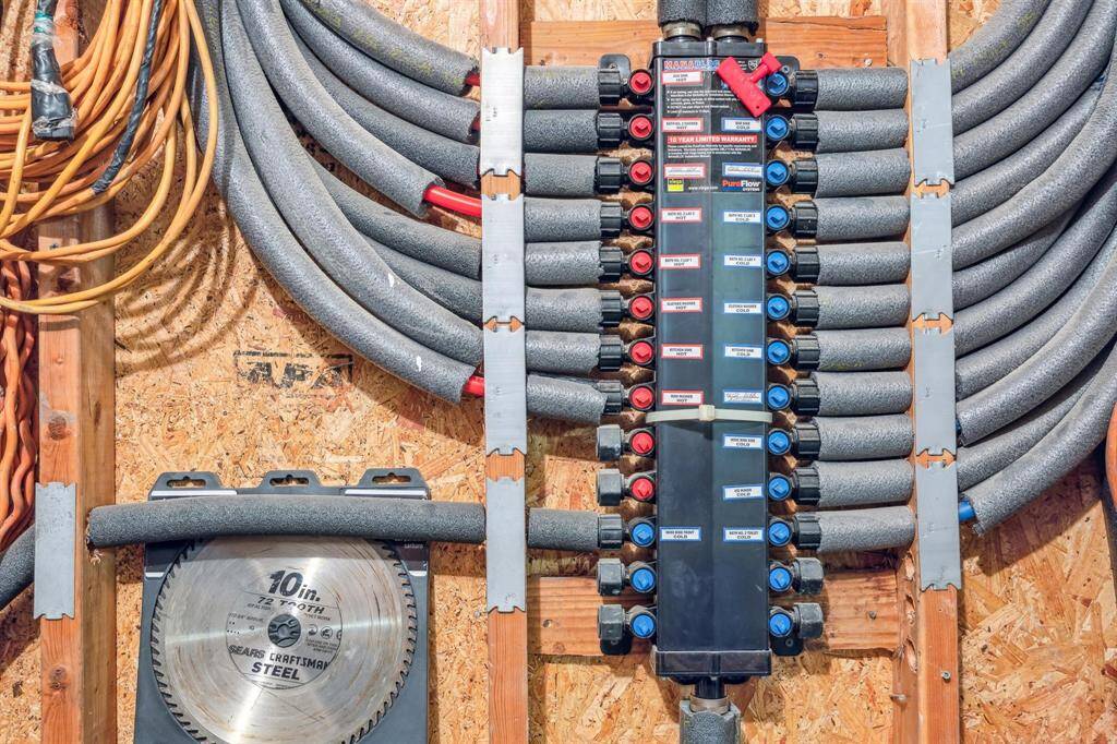 entire house was replumbed with PEX piping.
