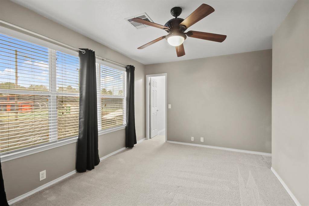 Upstairs secondary bedroom which can also be used as a play room or second living area.