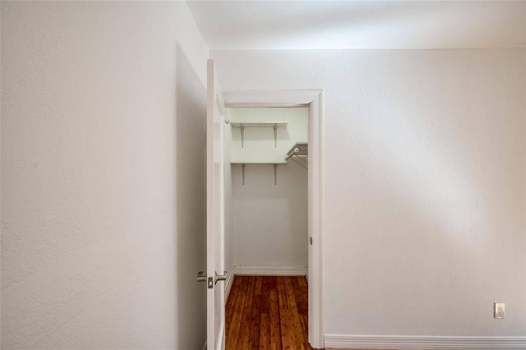 A bonus: generous bedroom cosets that you would not expect from a home of this era.